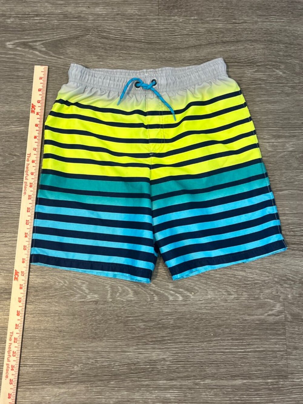 Wonder Nation Board Shorts Swim Trunks Boys 10-12 Husky Shorts